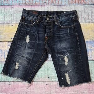 Evisu Blue Jean Shorts Size 30